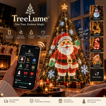 TreeLume™ — Smart Animated Christmas Tree Lights