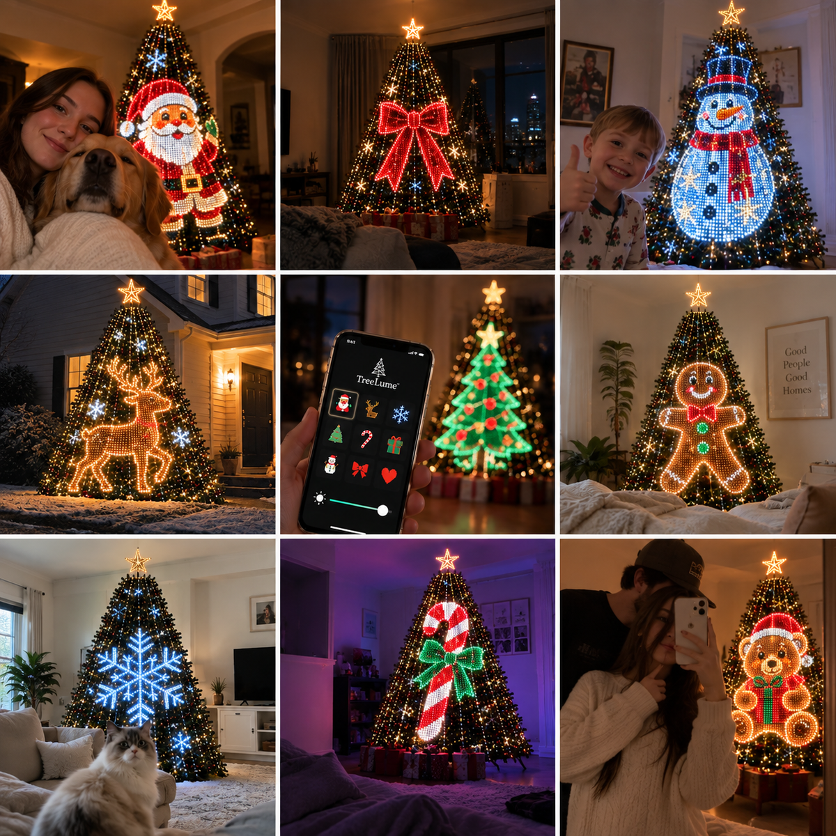 TreeLume™ — Smart Animated Christmas Tree Lights