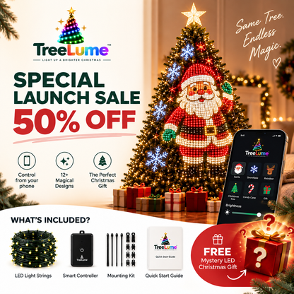 TreeLume™ — Smart Animated Christmas Tree Lights